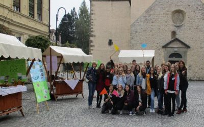 Svetovni dan turizma v Slovenj Gradcu z dijaki turistične usmeritve
