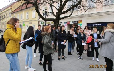 Dijaki GTT3 so skozi vodenje odkrivali lepote Slovenj Gradca