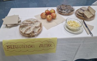 Slovenski tradicionalni zajtrk na lokaciji SG